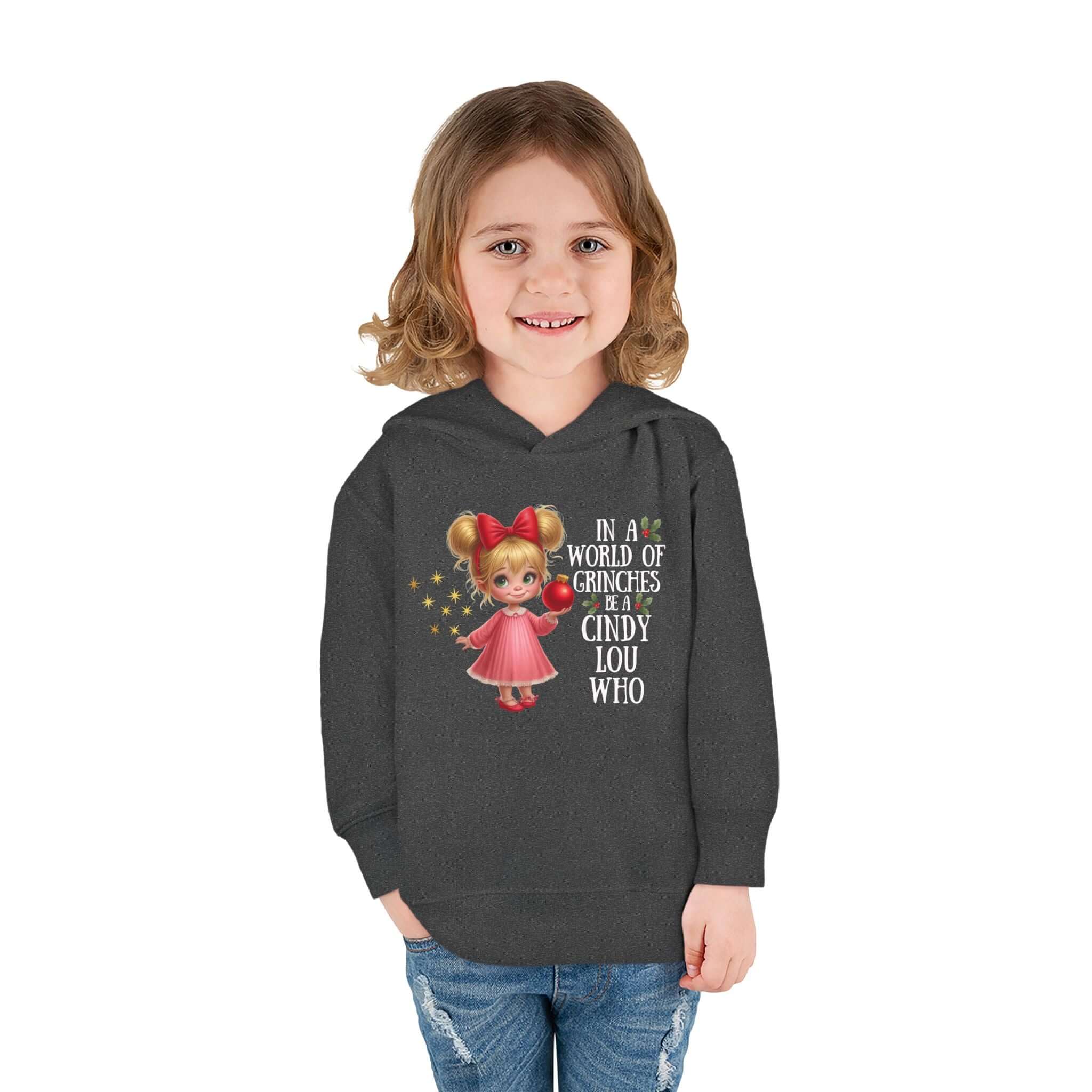 Cindy Lou Who Toddler Pullover Hoodie