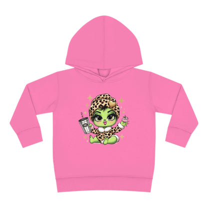 Bougie Baby Grinch Toddler Pullover Fleece Hoodie