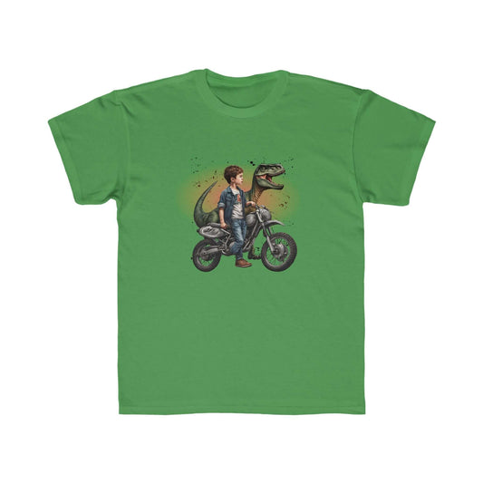 Dinosaur Motorcycle Boys Regular Fit Tee