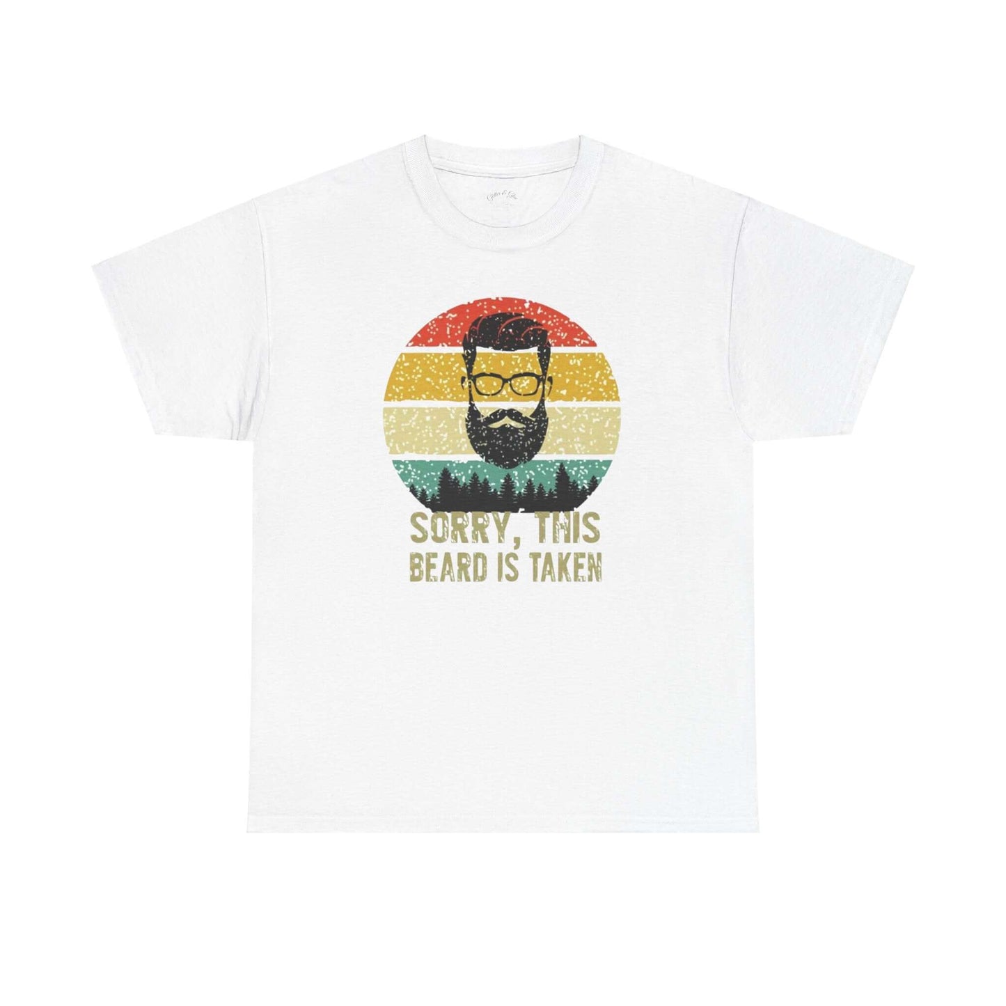 Sorry This beard is taken Mens Heavy Cotton Tee