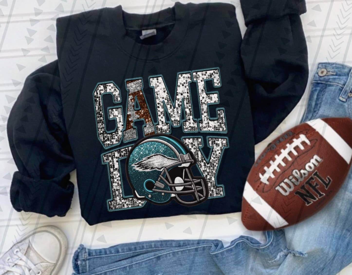 Game Day Eagles pullover sweatshirt